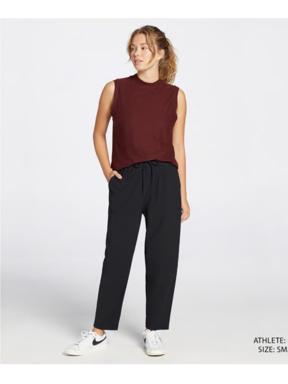 CALIA Women's Nyluxe Barrel Pants Pure Black